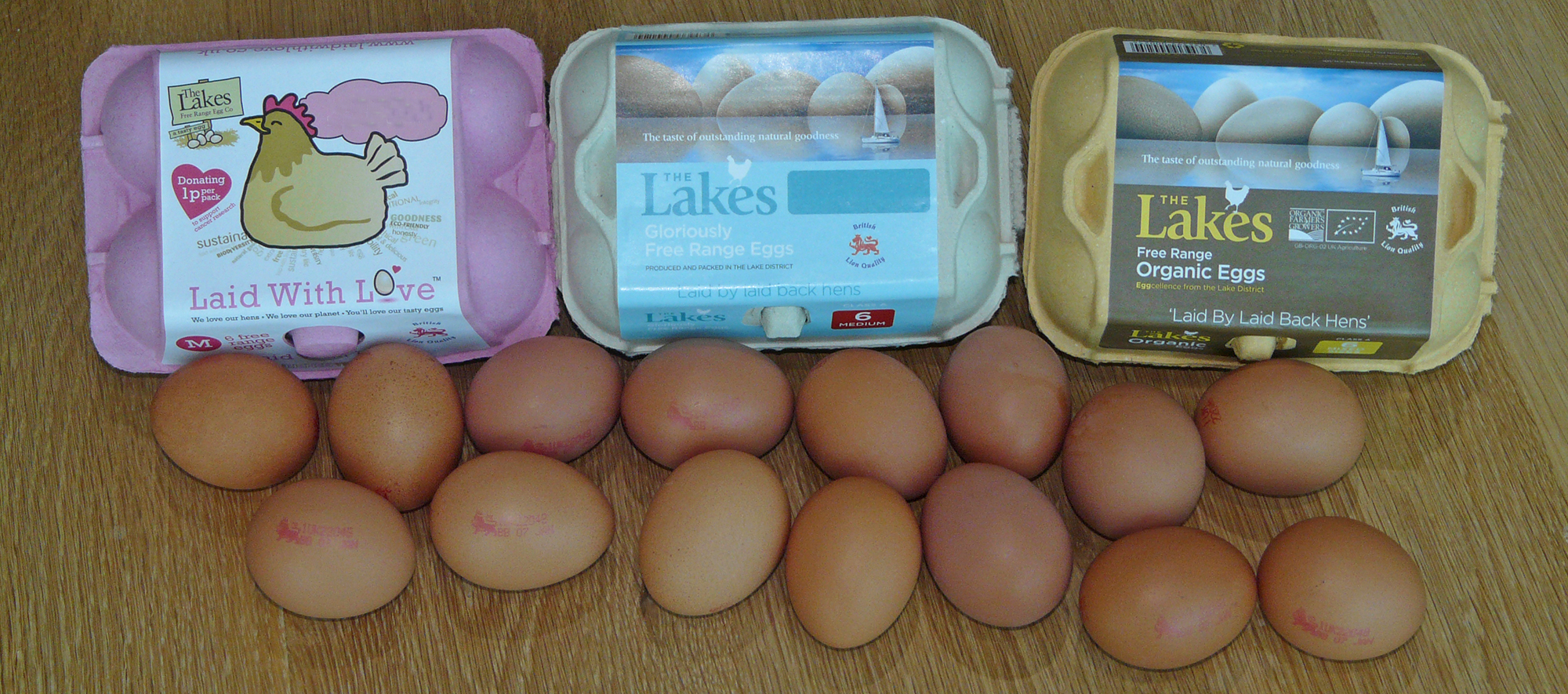 The Lakes Free Range Egg Company threeeggbrands The Lakes Free