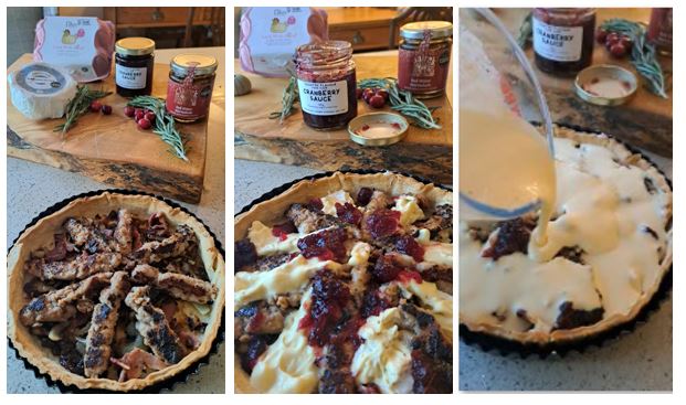 Cumbrian quiche process